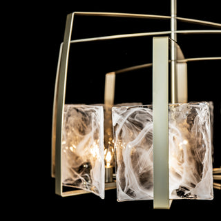 Arc Arc 8-Light Pendant in Modern Brass