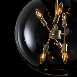 Sfera Sfera 6-Light Pendant in Modern Brass