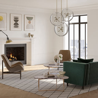 Sfera Sfera 6-Light Pendant in Modern Brass