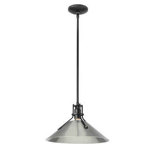 Henry Henry Medium Steel Shade Pendant in Black