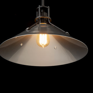 Henry Henry Medium Steel Shade Pendant in Black