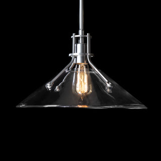 Henry Henry Medium Glass Shade Pendant in Sterling