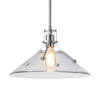 Henry Henry Medium Glass Shade Pendant in Sterling