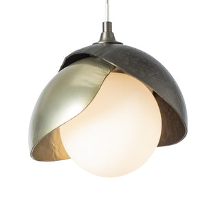 Brooklyn Brooklyn Double Shade Low Voltage Mini Pendant in Dark Smoke