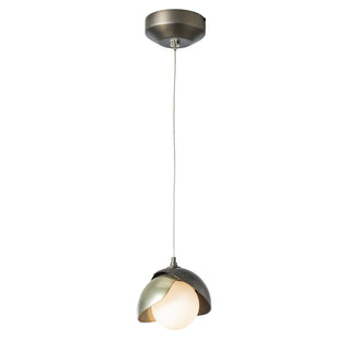 Brooklyn Brooklyn Double Shade Low Voltage Mini Pendant in Dark Smoke