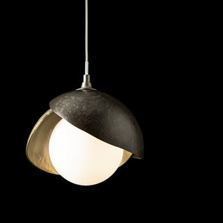 Brooklyn Brooklyn Double Shade Low Voltage Mini Pendant in Dark Smoke