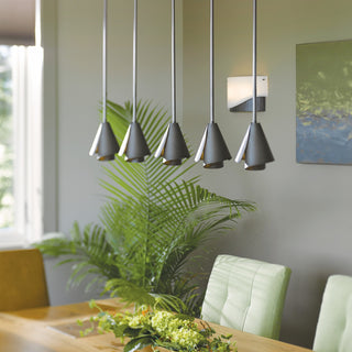 Mobius Mobius Steel Shade Mini Pendant in Dark Smoke