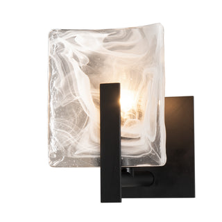 Arc Arc Small 1-Light Bath Sconce in Black