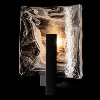 Arc Arc Small 1-Light Bath Sconce in Black