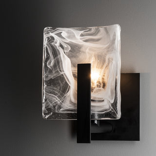 Arc Arc Small 1-Light Bath Sconce in Black
