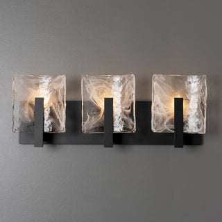 Arc Arc 3-Light Bath Sconce in Black