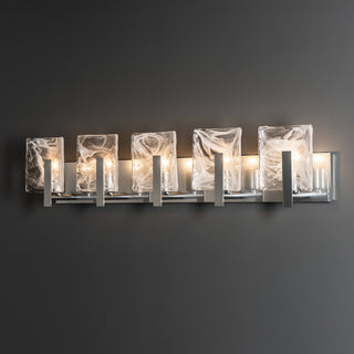 Arc Arc 5-Light Bath Sconce in Sterling