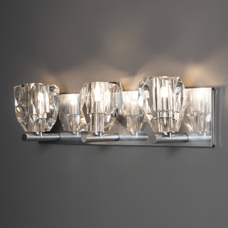 Gatsby Gatsby 3-Light Bath Sconce in Sterling