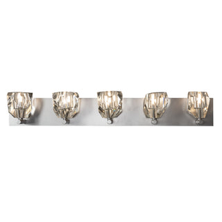 Gatsby Gatsby 5-Light Bath Sconce in Vintage Platinum