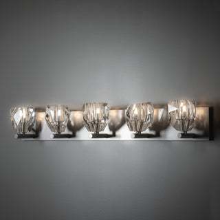 Gatsby Gatsby 5-Light Bath Sconce in Vintage Platinum