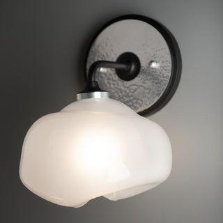 Ume Ume 1-Light Curved Arm Bath Sconce in Black