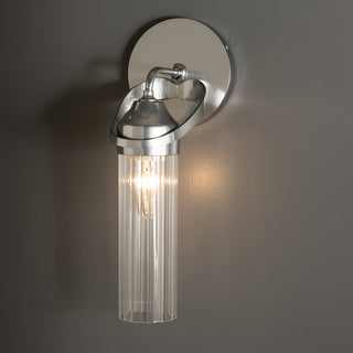 Bow Bow 1-Light Bath Sconce in Sterling