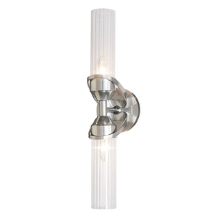 Bow Bow 2-Light Bath Sconce in Sterling