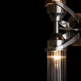 Bow Bow 2-Light Bath Sconce in Sterling