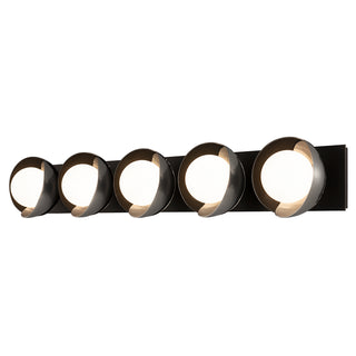 Brooklyn Brooklyn 5-Light Straight Double Shade Bath Sconce in Oil Rubbed Bronze