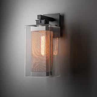 Polaris Polaris Outdoor Large Sconce in Coastal Black