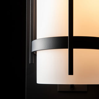 Banded Banded Extra Large Outdoor Sconce in Coastal Black