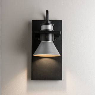 Erlenmeyer Erlenmeyer Dark Sky Friendly Outdoor Sconce in Coastal Black