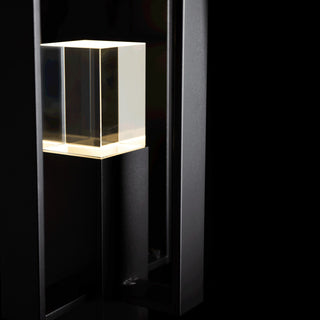 Shadow Box Shadow Box Outdoor Post Light in Coastal Black