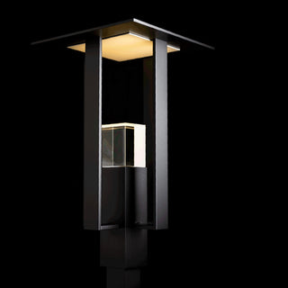Shadow Box Shadow Box Outdoor Post Light in Coastal Black