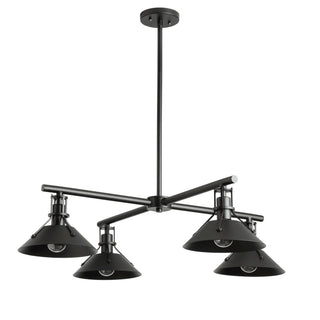 Henry Henry Outdoor 4-Light Pendant in Coastal Black