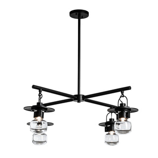 Mason Mason Outdoor 4-Light Pendant in Coastal Black