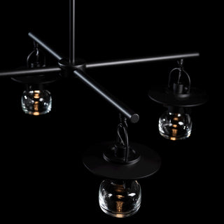 Mason Mason Outdoor 4-Light Pendant in Coastal Black