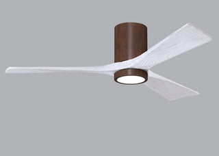 Irene-3HLK 52" Ceiling Fan in Walnut Tone