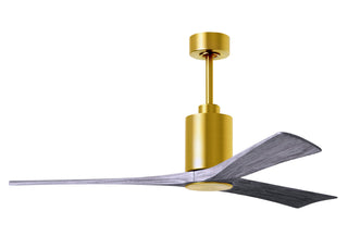 Patricia-3 60" Ceiling Fan in Brushed Brass