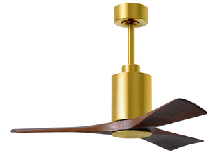 Patricia-3 42" Ceiling Fan in Brushed Brass