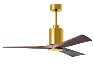 Patricia-3 52" Ceiling Fan in Brushed Brass