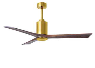 Patricia-3 60" Ceiling Fan in Brushed Brass