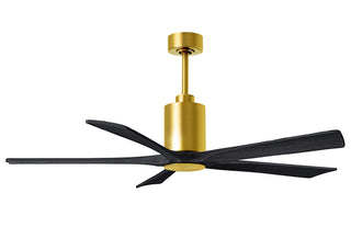 Patricia-5 60" Ceiling Fan in Brushed Brass