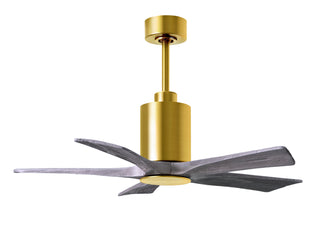 Patricia-5 42" Ceiling Fan in Brushed Brass
