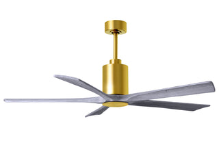 Patricia-5 60" Ceiling Fan in Brushed Brass