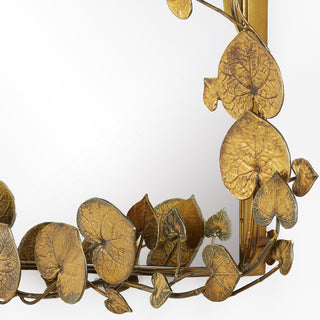 Vinna Mirror in Antique Brass