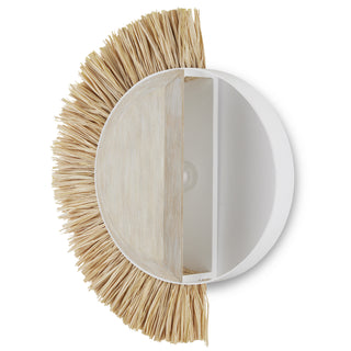 Seychelles One Light Wall Sconce in Sugar White/Sandstone/Natural