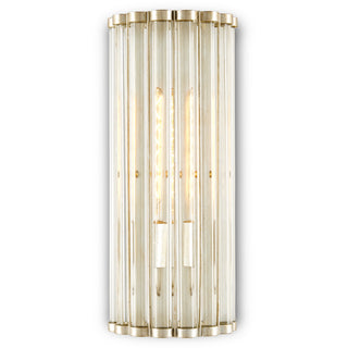Warwick One Light Wall Sconce in Clear/Contemporary Silver Leaf