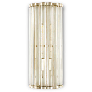 Warwick One Light Wall Sconce in Clear/Contemporary Silver Leaf