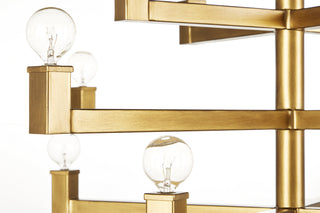 Andre 36 Light Chandelier in Brass