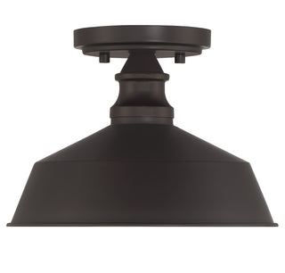 One Light Semi-Flush Mount in Oil Rubbed Bronze