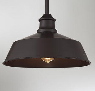 One Light Pendant in Oil Rubbed Bronze