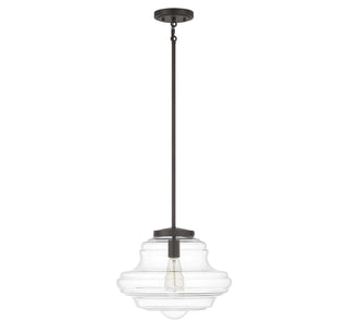 One Light Pendant in Oil Rubbed Bronze