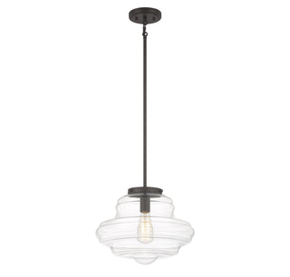 One Light Pendant in Oil Rubbed Bronze