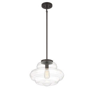 One Light Pendant in Oil Rubbed Bronze